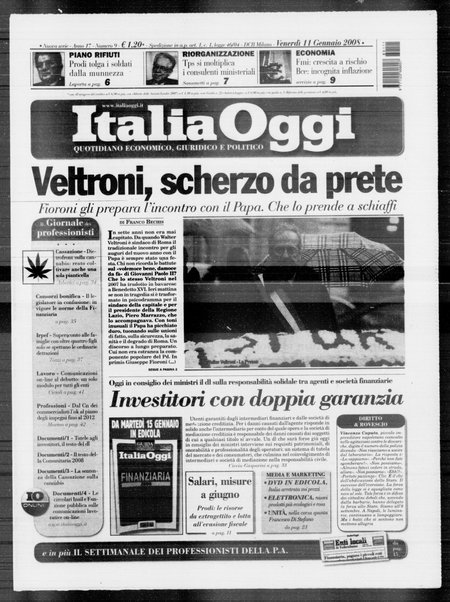 Italia oggi : quotidiano di economia finanza e politica